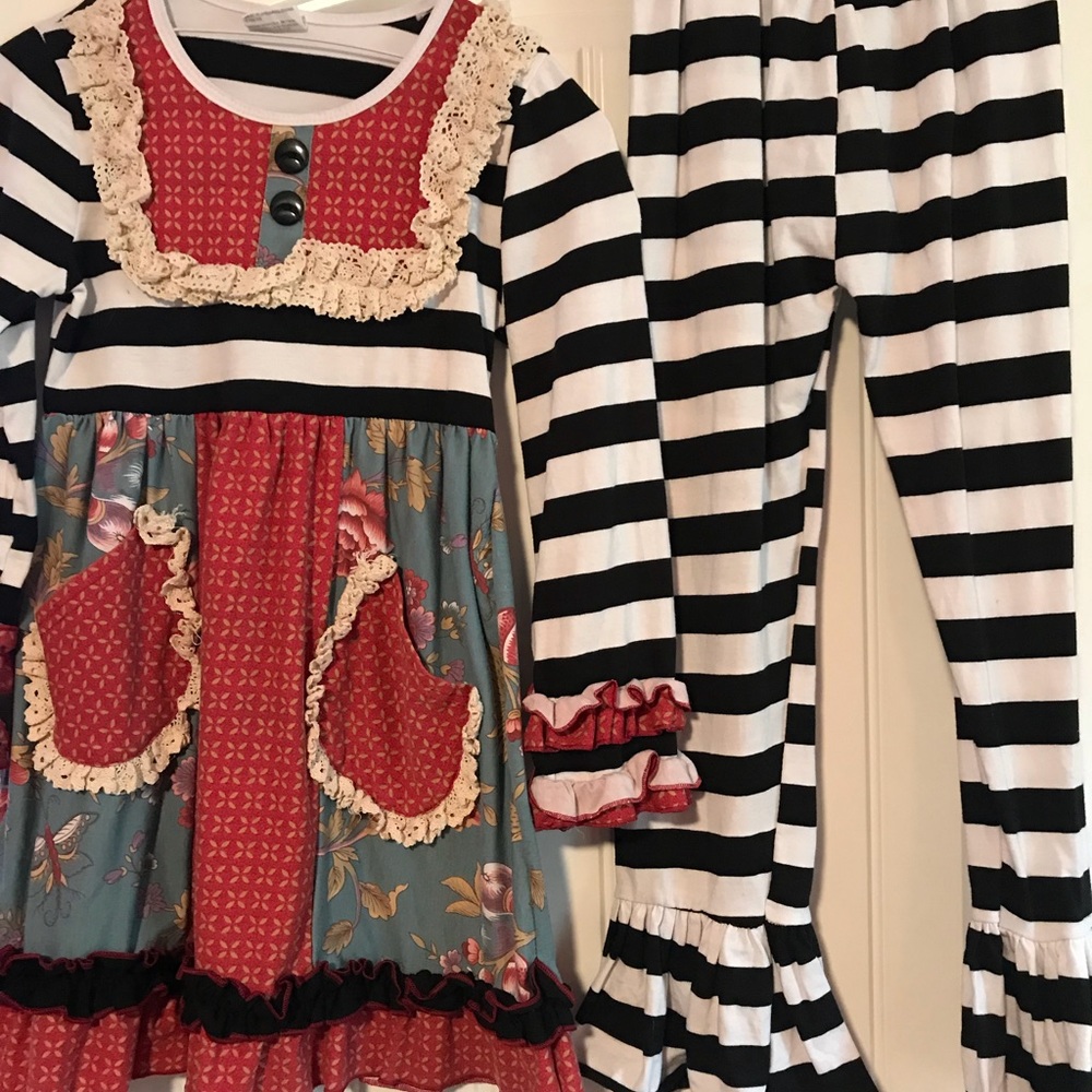 Tutu & LuLu Girls Matching Top & Pants